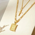 Sofia | Initial Pendant Necklace Set for Women
