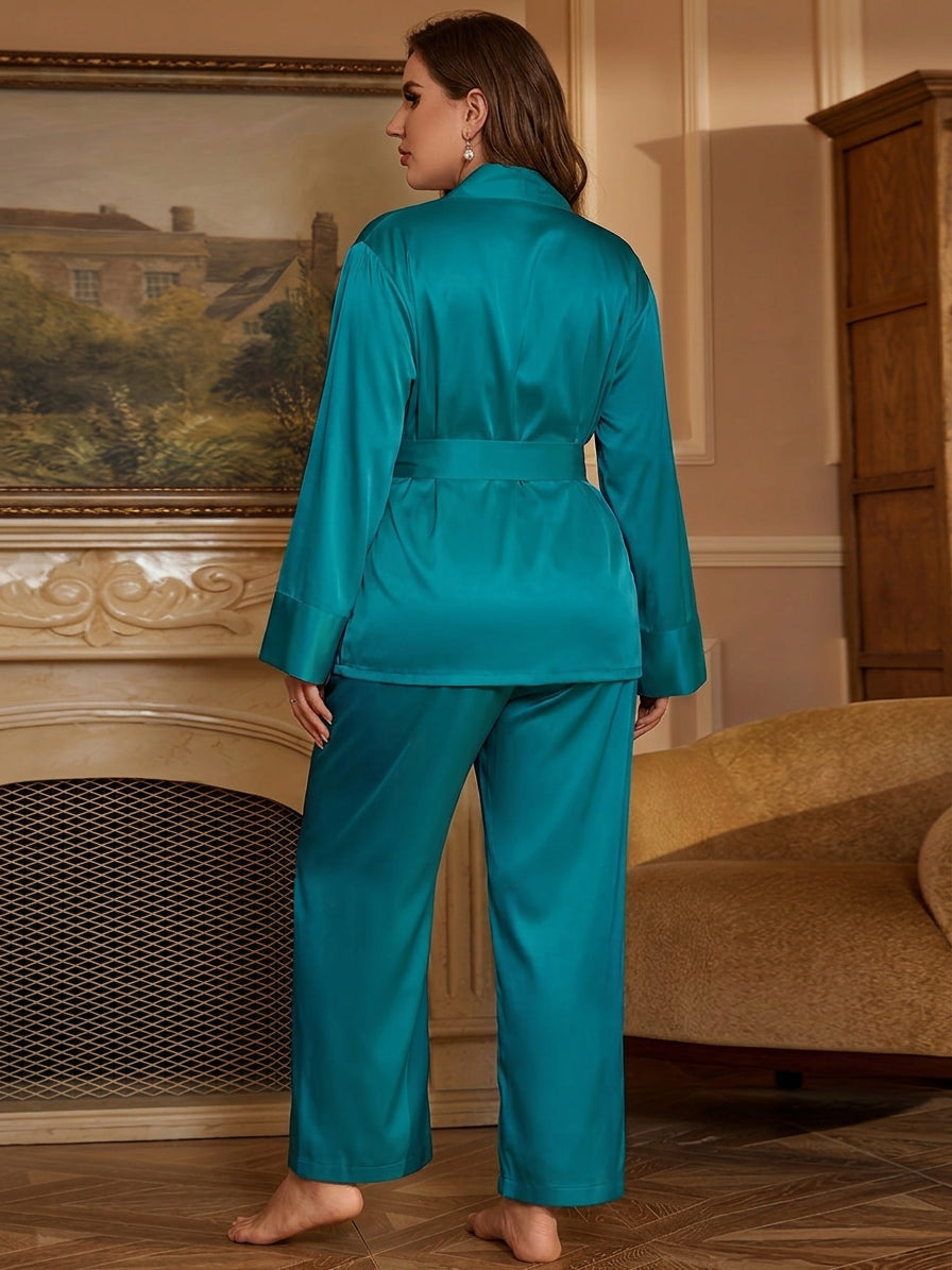 Paula | Satin Two-Piece Pyjama Set