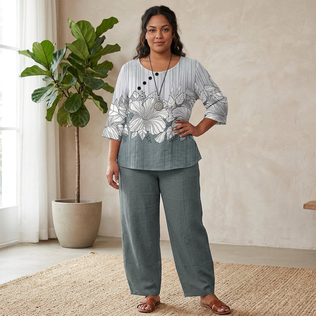 Bernadette | Floral Two-Piece Set