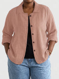 Lola | Linen 3/4 Sleeve Top