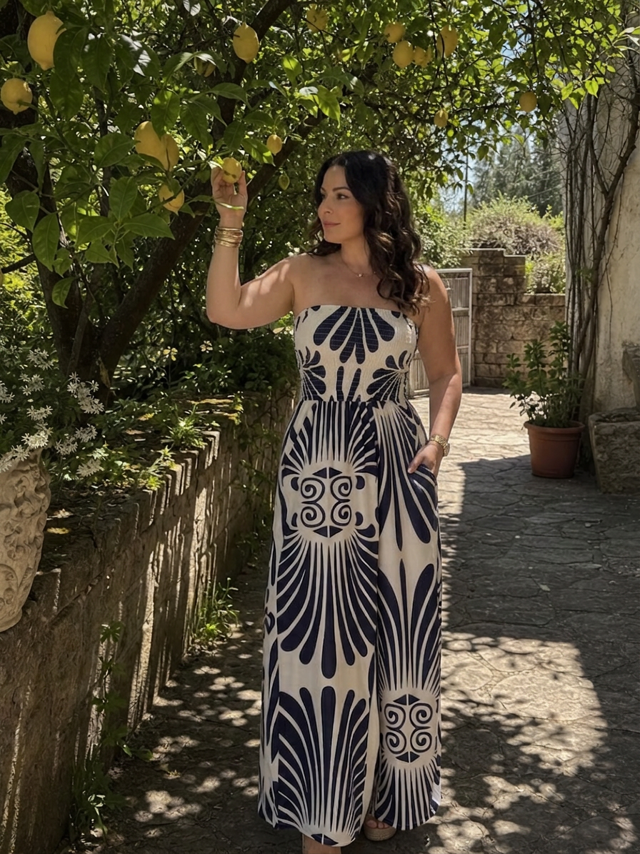 Isabel | Strapless Maxi Dress