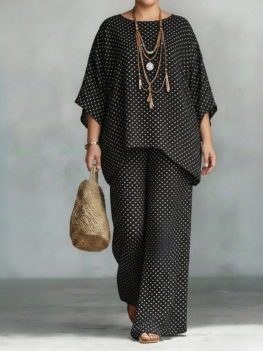 Kelsey | Polka Dot Two-Piece Set
