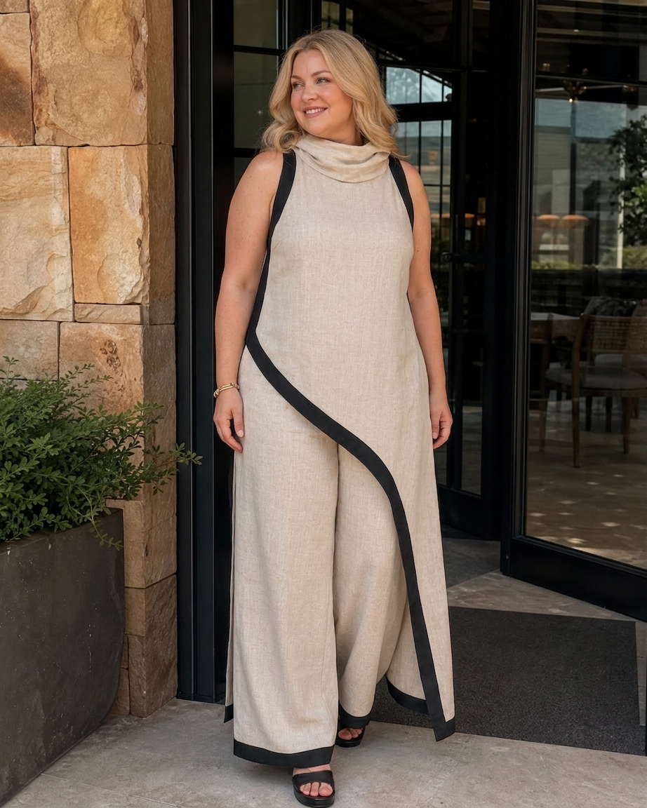 Shelby | Cowl Neck Two-Piece Set