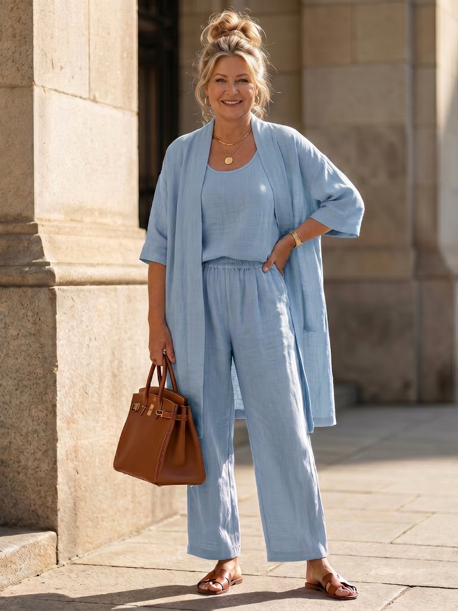 Riley | Sleeveless Three-Piece Set
