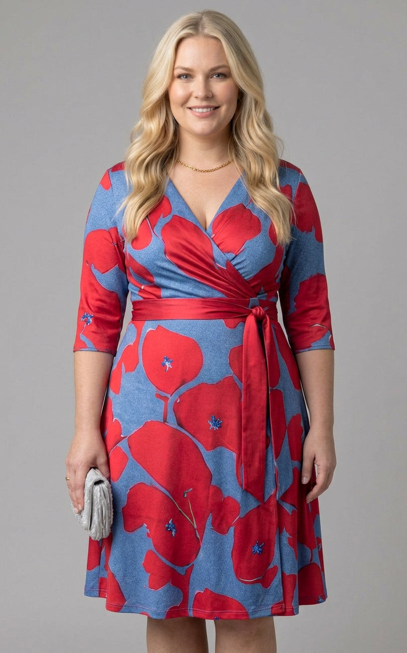 Norma | Floral V-Neck Maxi Dress
