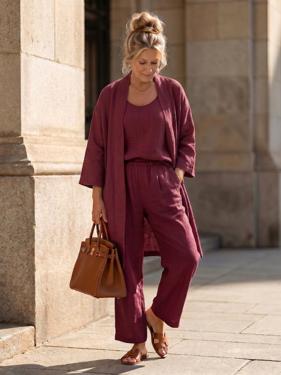 Riley | Sleeveless Three-Piece Set