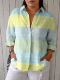 Faith | Striped Collared Blouse
