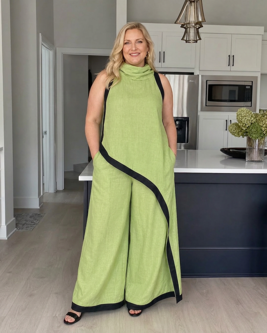 Shelby | Cowl Neck Two-Piece Set