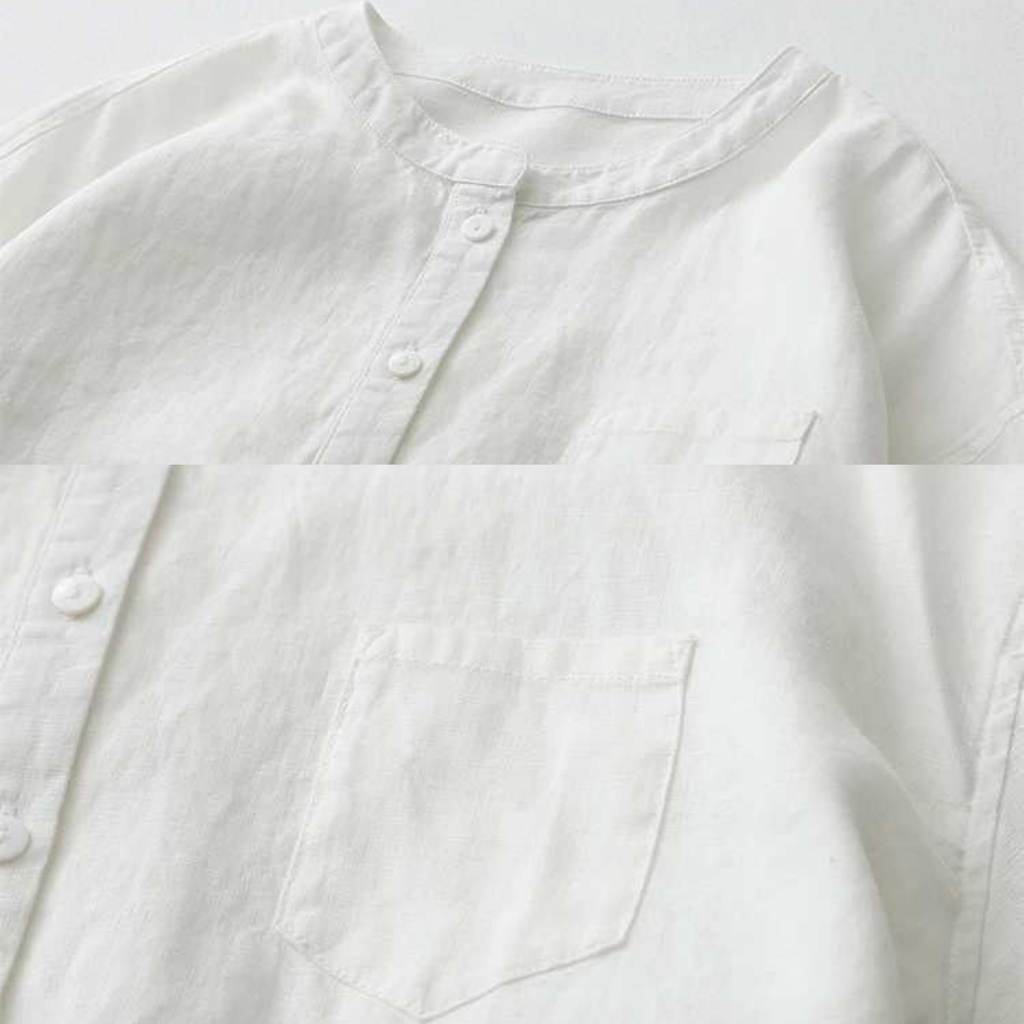 Mackenzie | Denim V-Neck Shirt