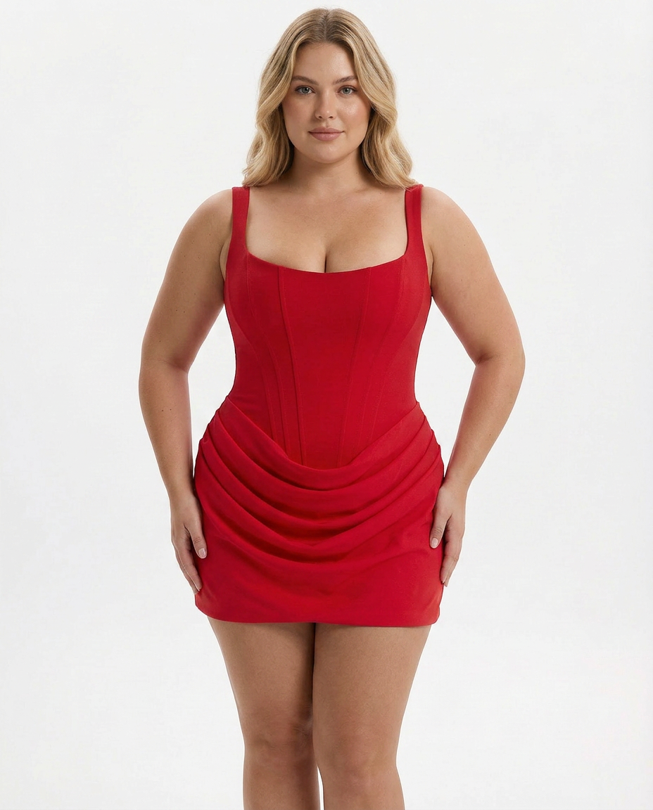 Patsy | Square Neck Mini Dress