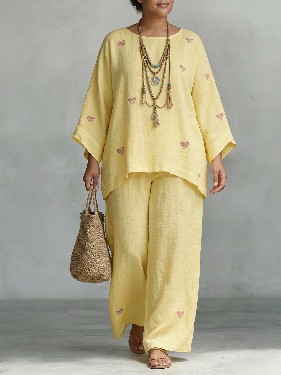 Olivia | Linen Two-Piece Set