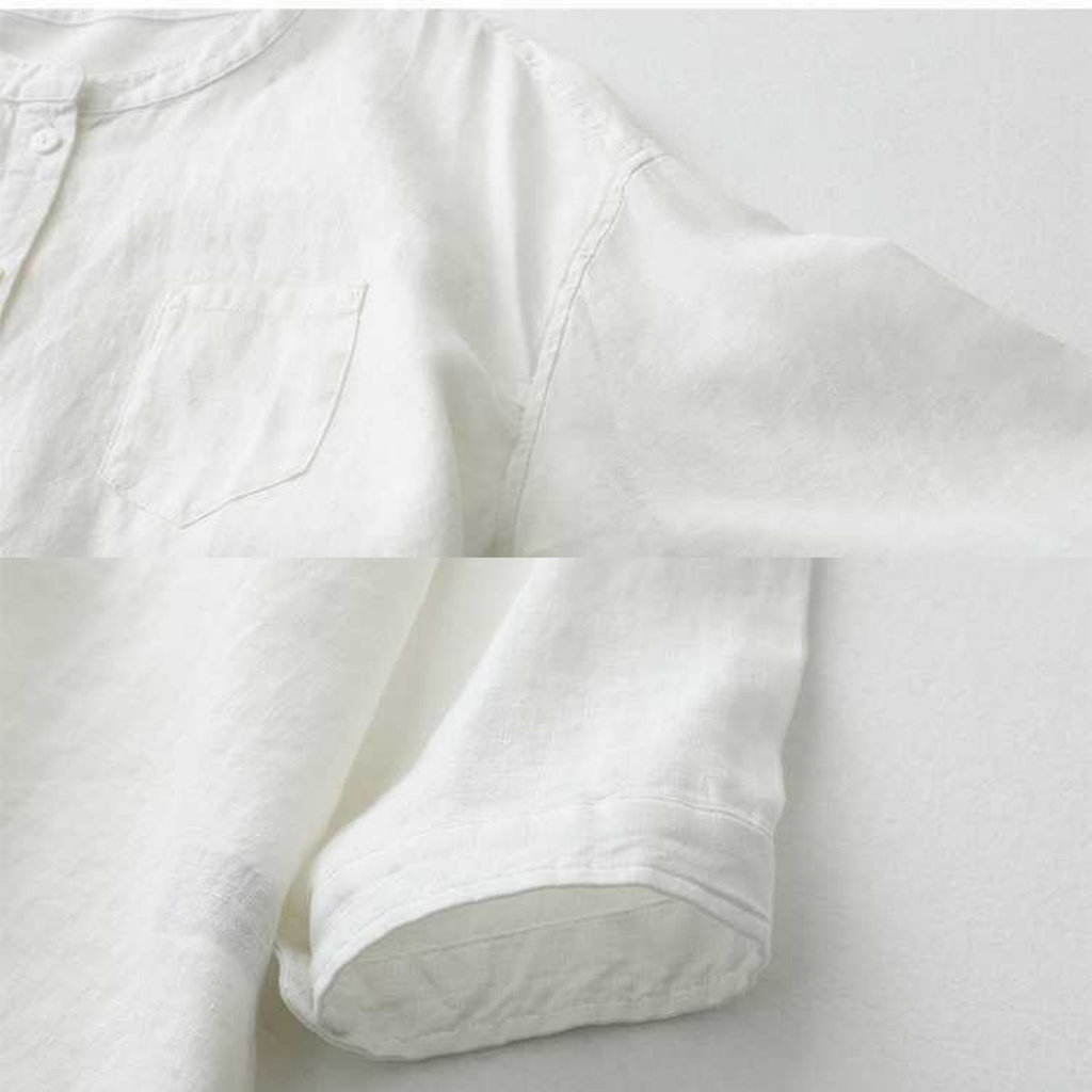 Mackenzie | Denim V-Neck Shirt