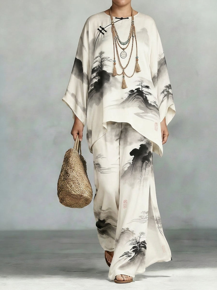 Lena | Wide-Leg Two-Piece Set