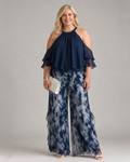 Reagan | Tie-Dye Halter Two-Piece Set