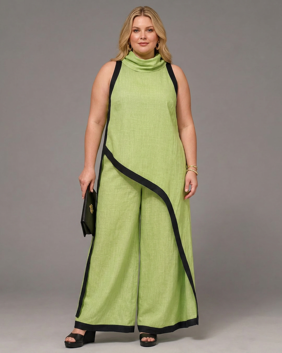 Shelby | Cowl Neck Two-Piece Set