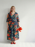 Marcia | Floral V-Neck Maxi Dress