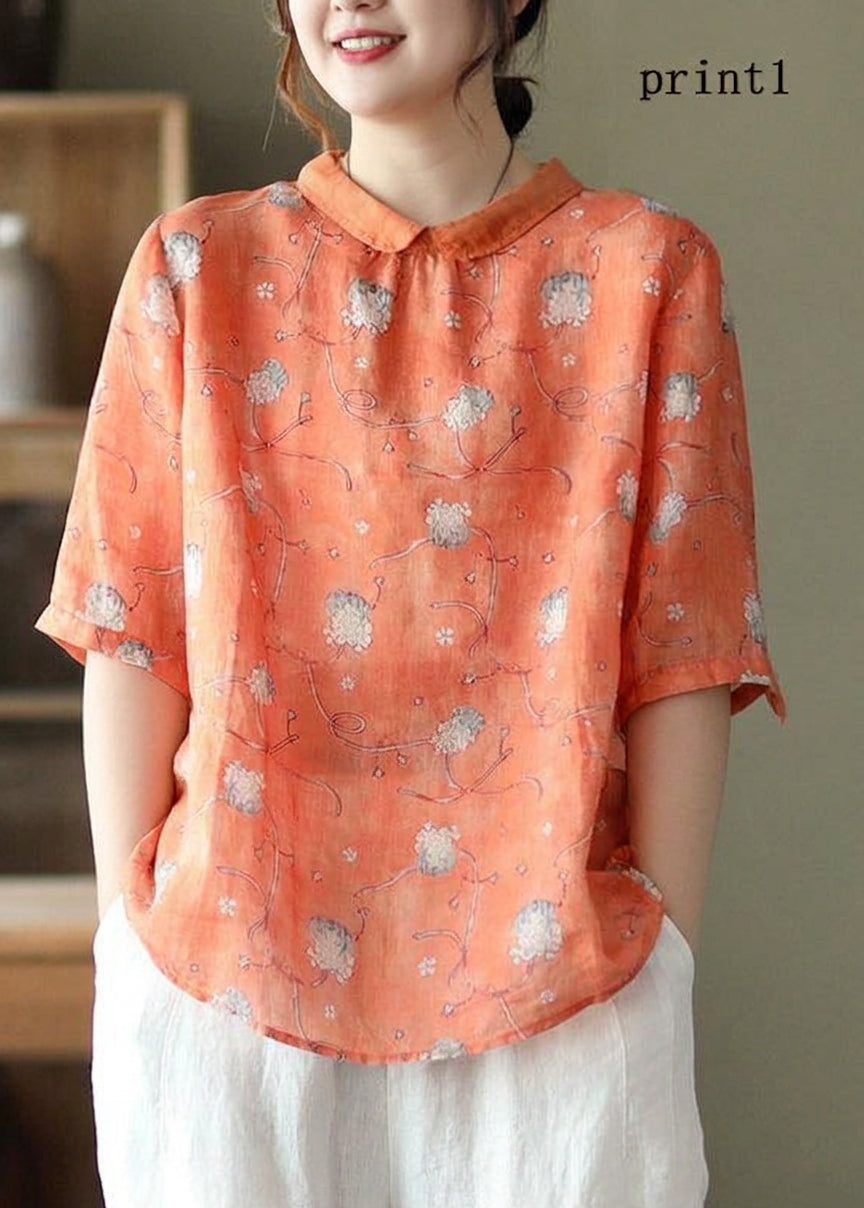 Sadie | Floral Mock Neck Shirt