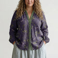 Wren | Linen Embroidered V-Neck Blouse