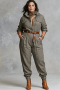 Raven | Collared Jumpsuit