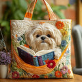 Isla | Shih Tzu Quilted Tote Bag