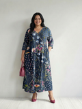 Kathryn | Floral V-Neck Maxi Dress