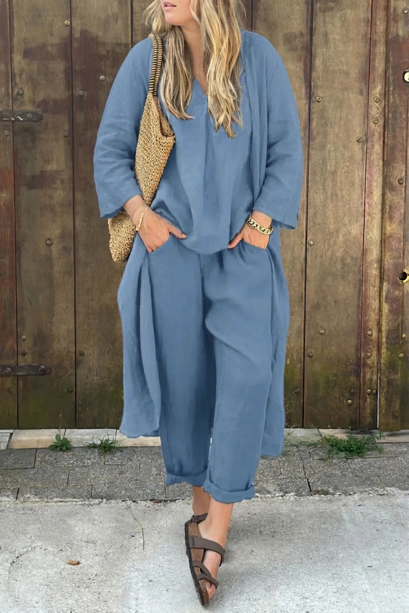 Zoey | Linen Two-Piece Set