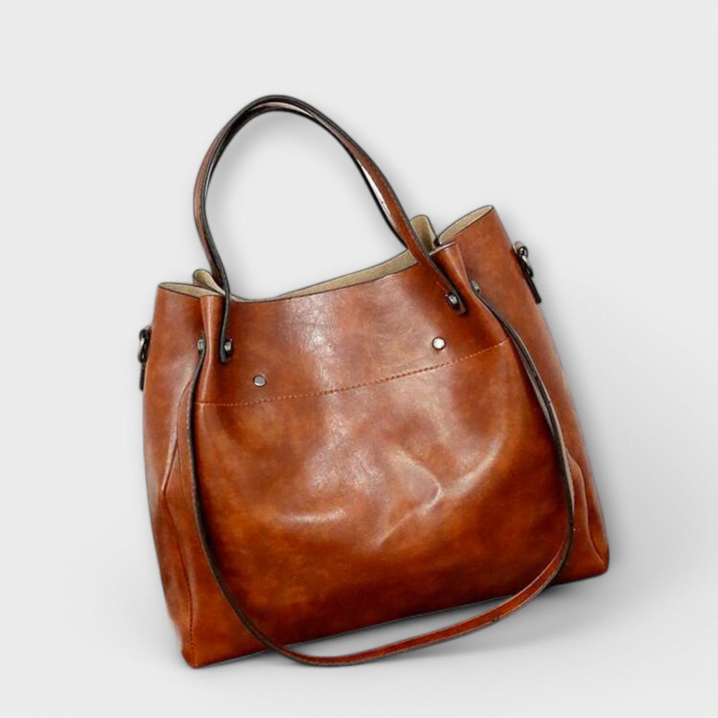 Laura | Four-Piece Vegan Leather Bag Set