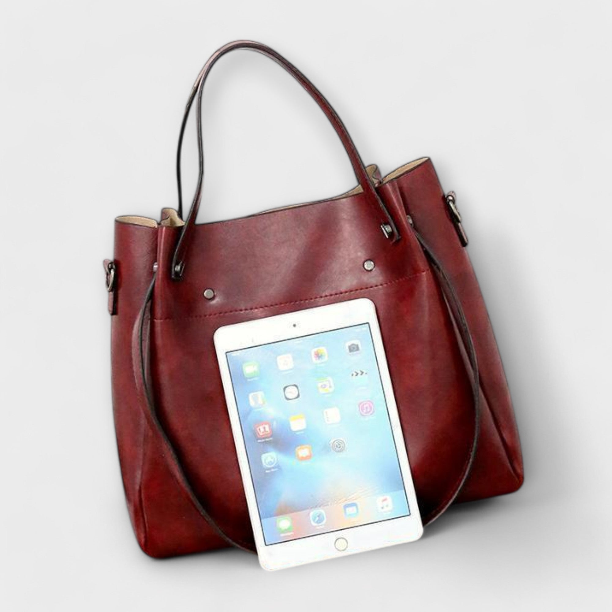 Laura | Four-Piece Vegan Leather Bag Set
