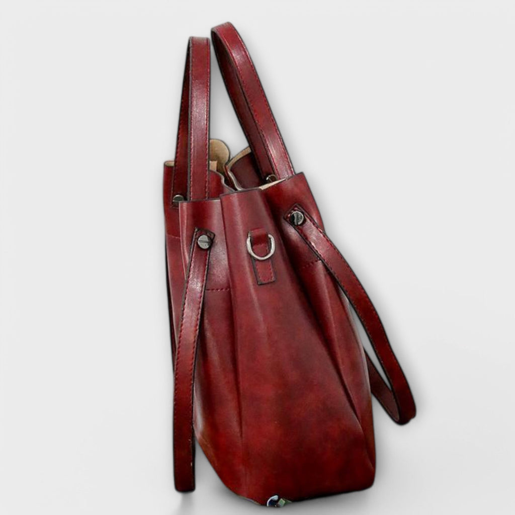 Laura | Four-Piece Vegan Leather Bag Set