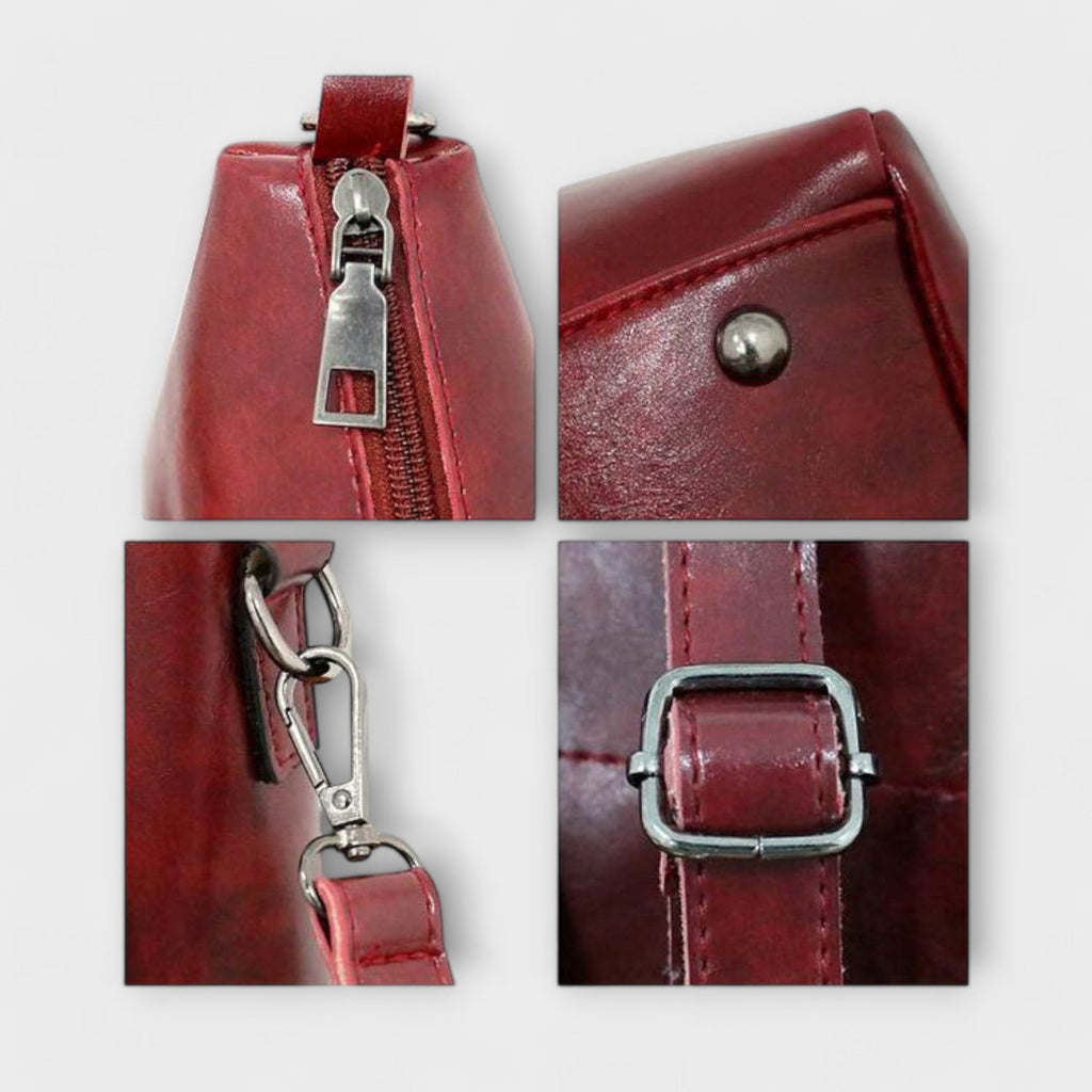 Laura | Four-Piece Vegan Leather Bag Set