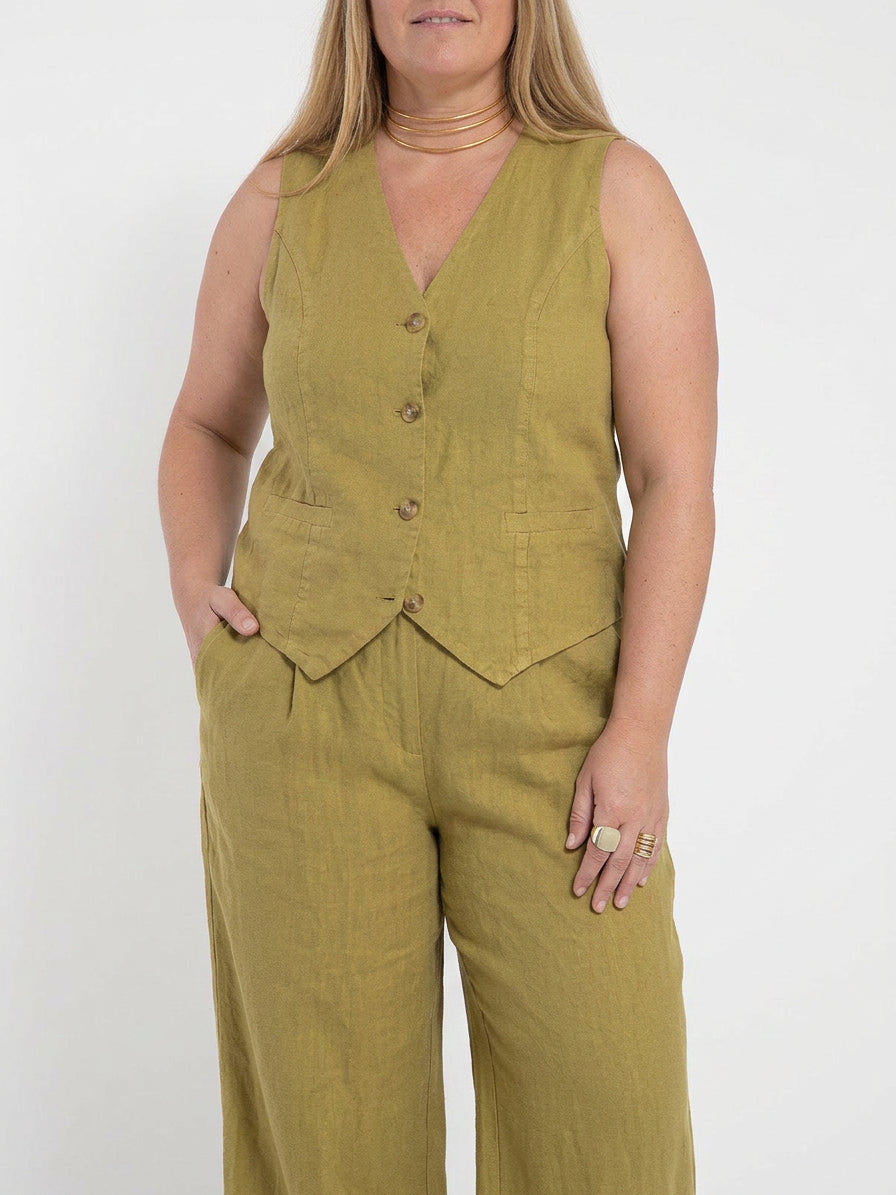 Chloe | Linen Two-Piece Set