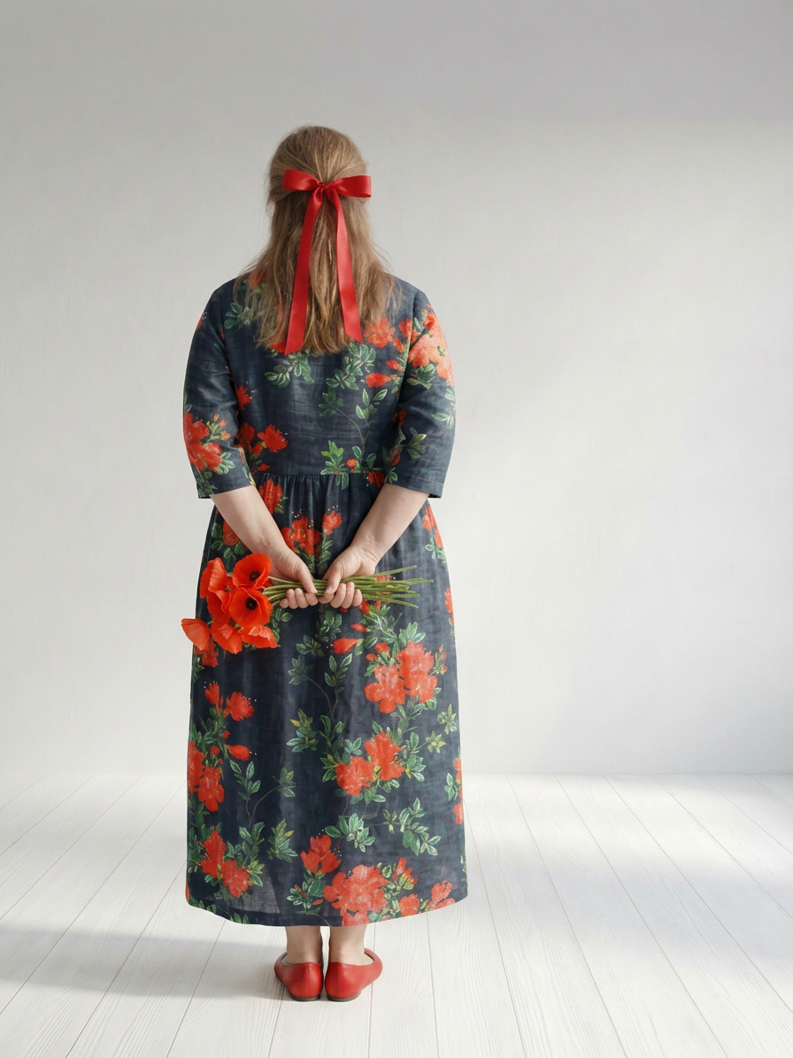Marcia | Floral V-Neck Maxi Dress