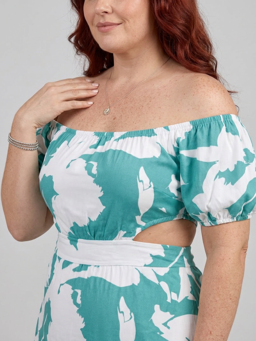 Cassidy | Floral Off-Shoulder Maxi Dress