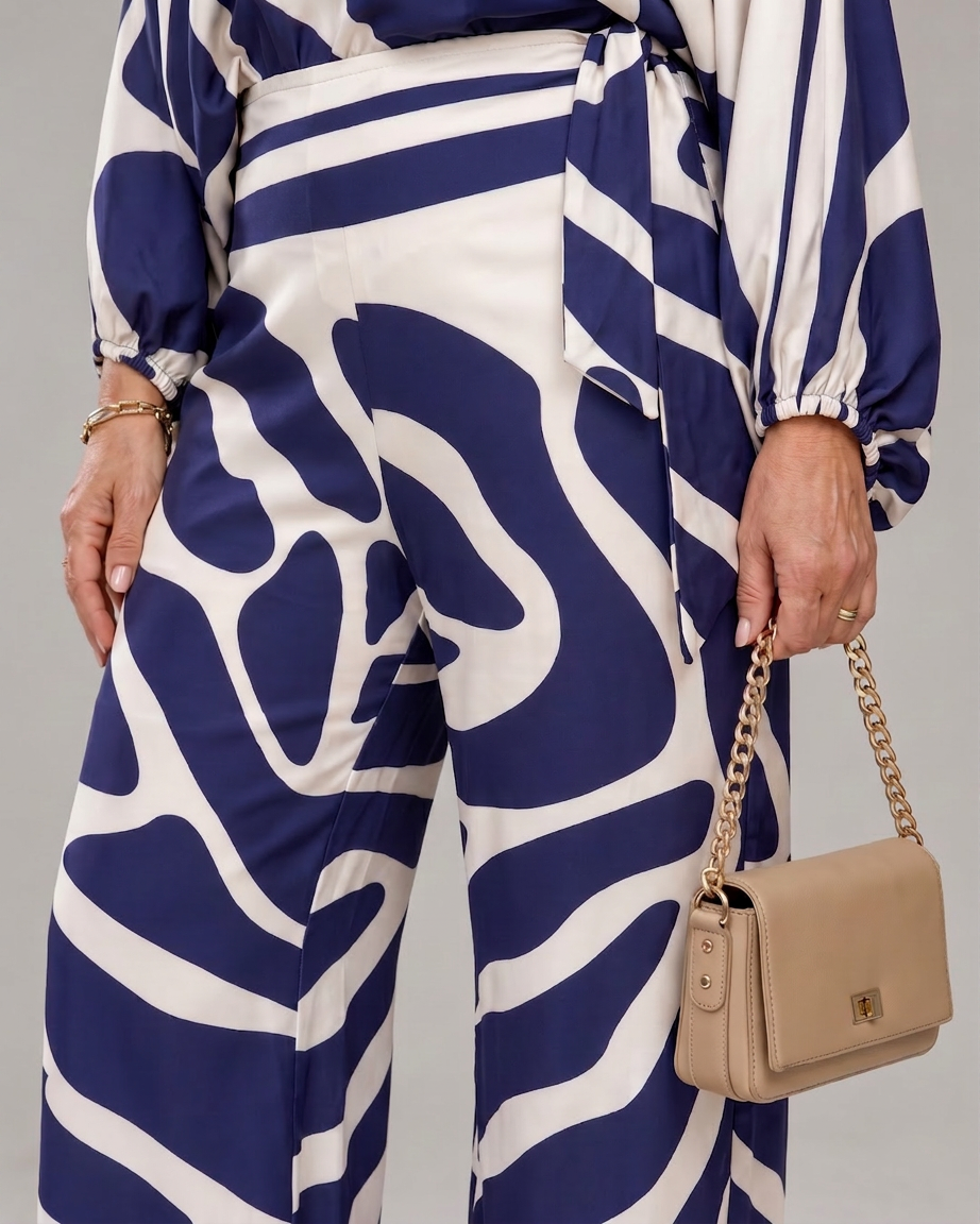 Autumn | Animal Off-Shoulder Two-Piece Set