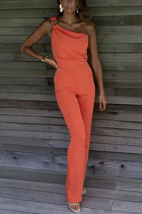 Bryn | One-Shoulder Jumpsuit