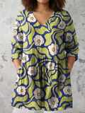 Greta | Floral V-Neck Blouse