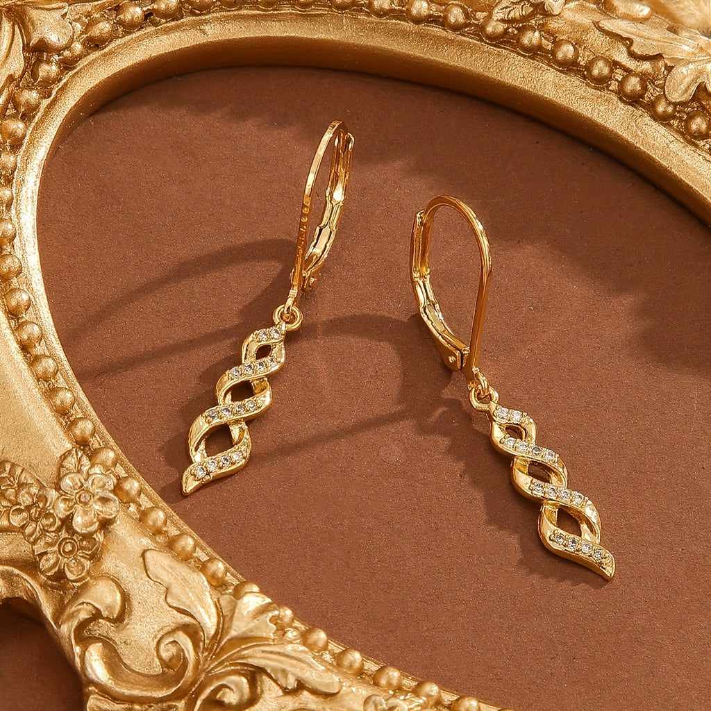 Yolanda | Drop Cubic Zirconia Earrings for Women