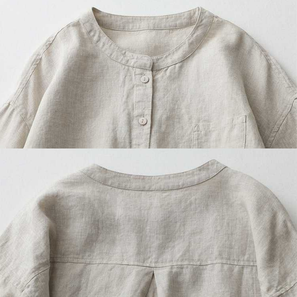 Mackenzie | Denim V-Neck Shirt