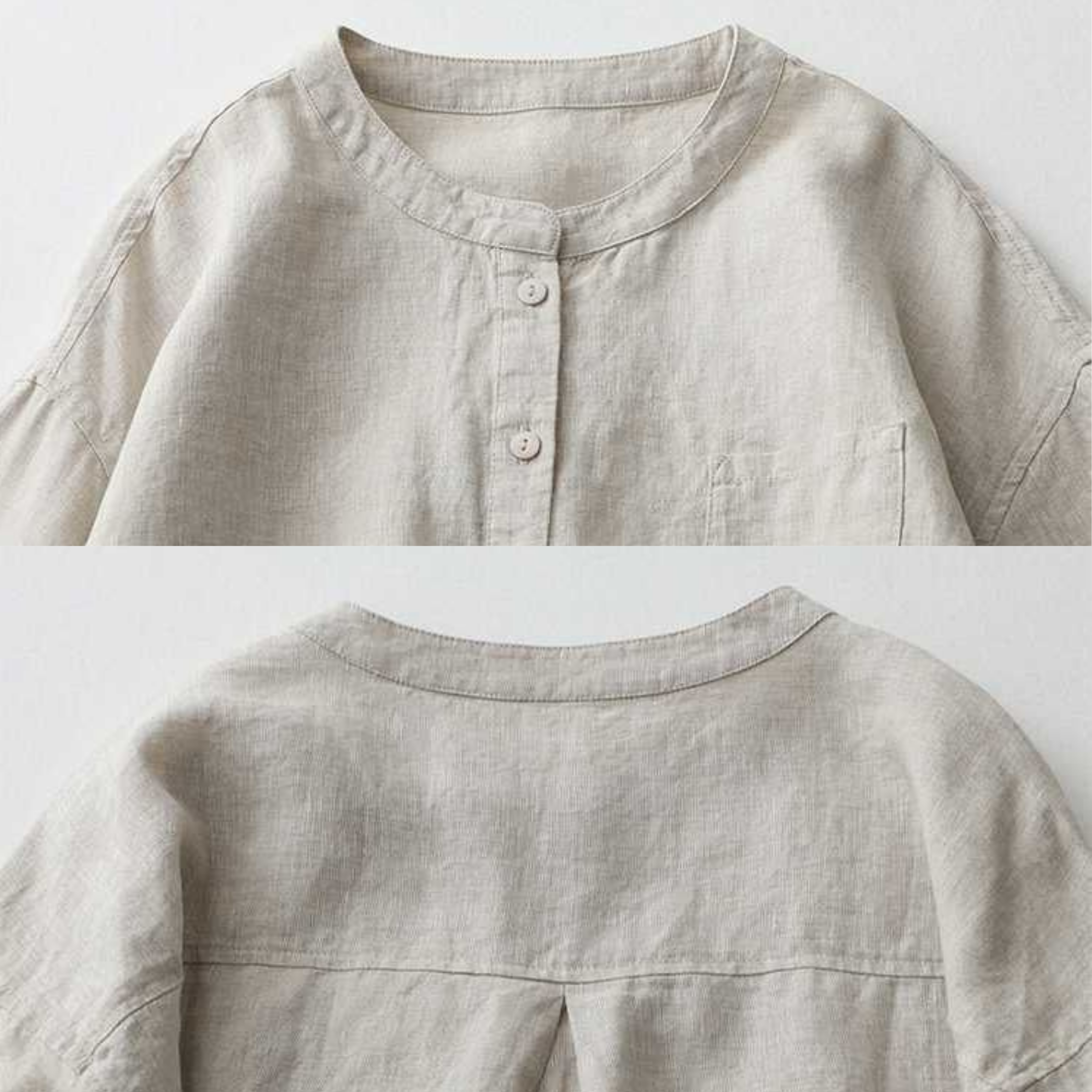 Mackenzie | Denim V-Neck Shirt