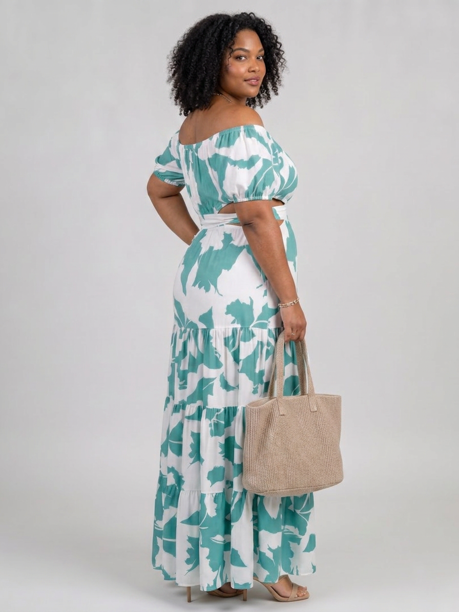 Cassidy | Floral Off-Shoulder Maxi Dress