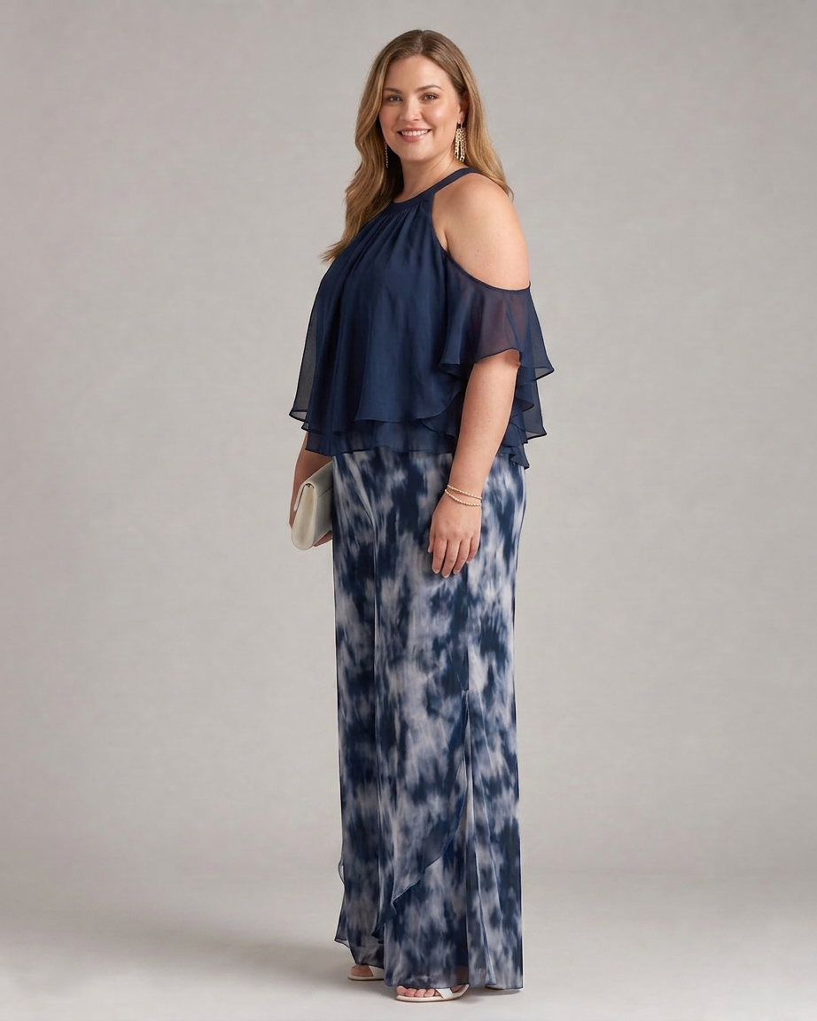Reagan | Tie-Dye Halter Two-Piece Set