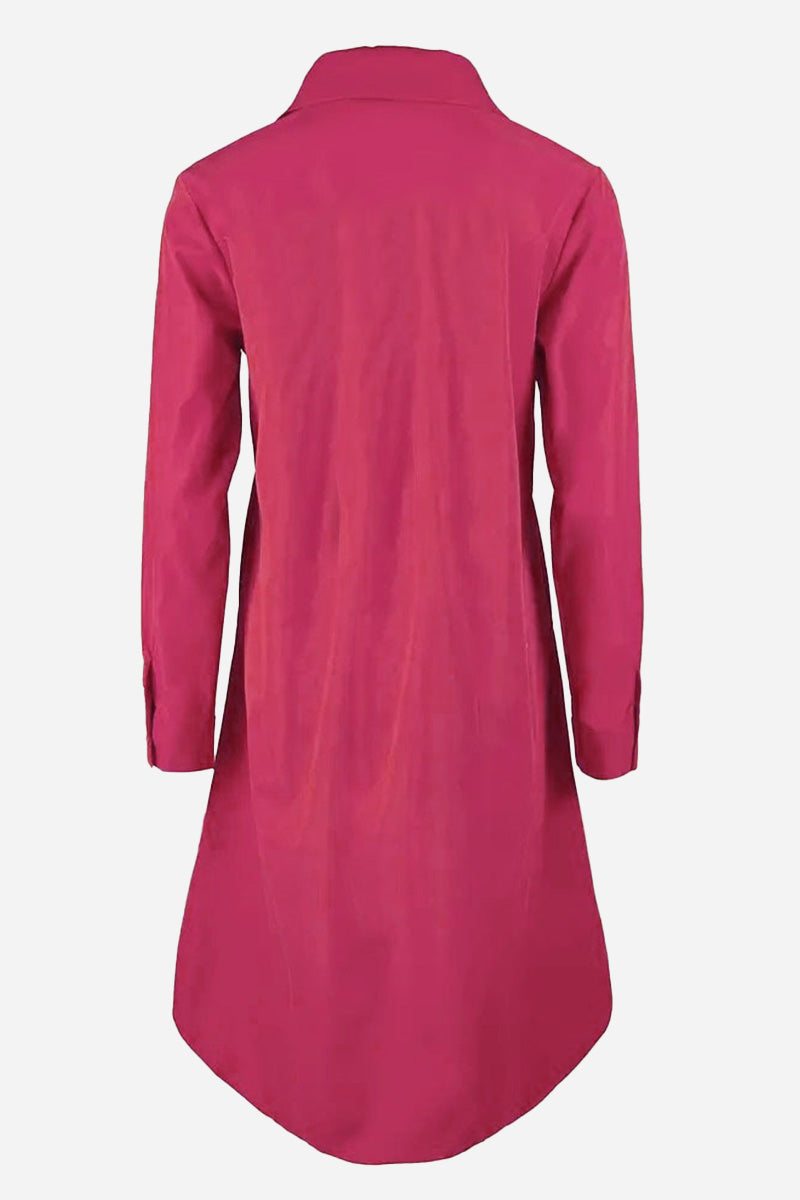Ellen | Cotton Collared Shirt Dress