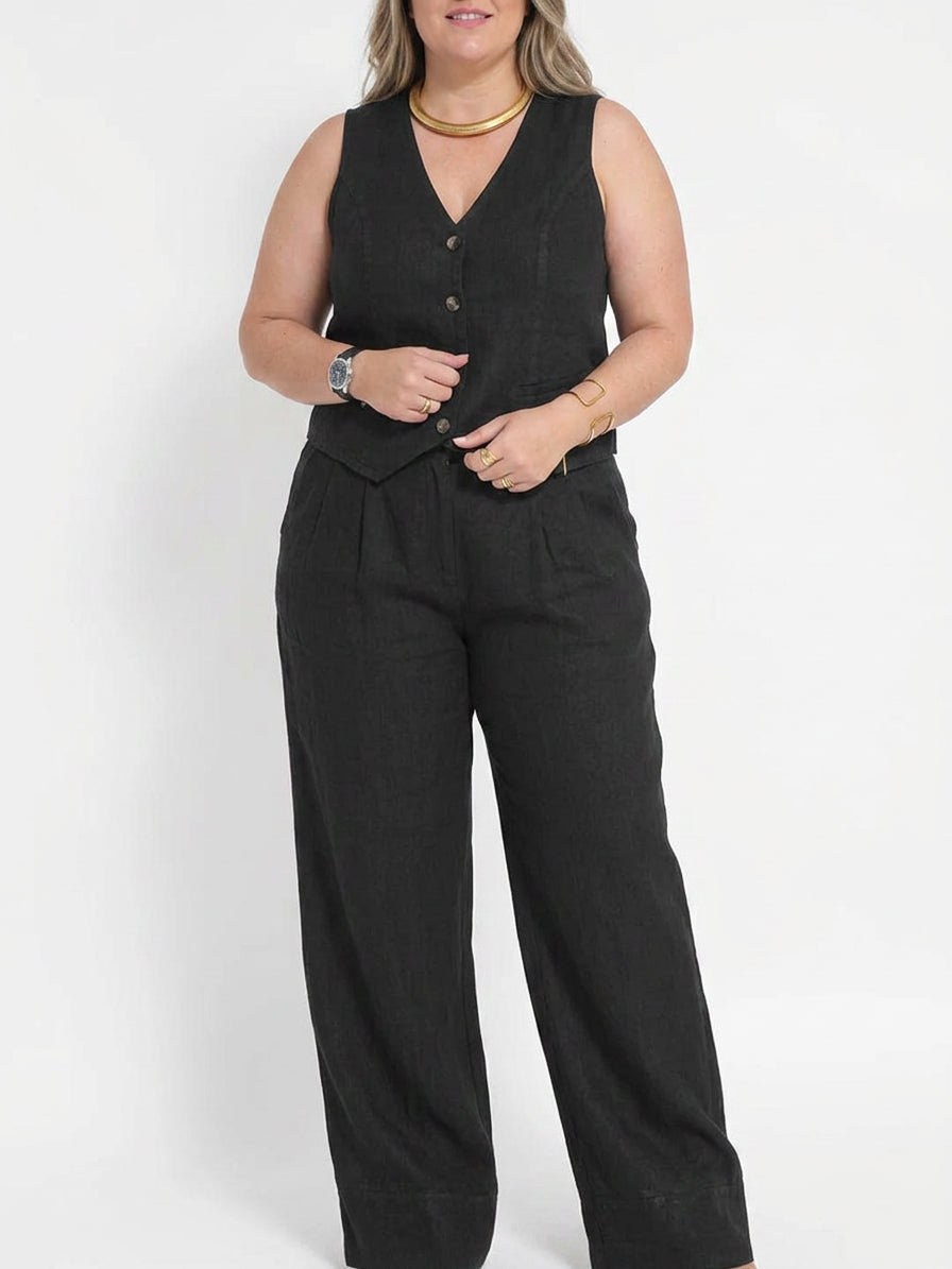 Chloe | Linen Two-Piece Set