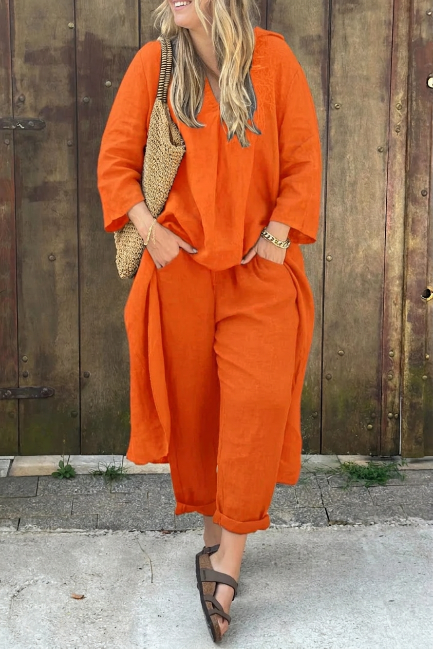 Zoey | Linen Two-Piece Set
