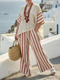 Polly | Striped Two-Piece Set