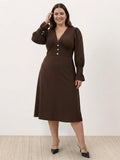 Dorothy | V-Neck Midi Dress