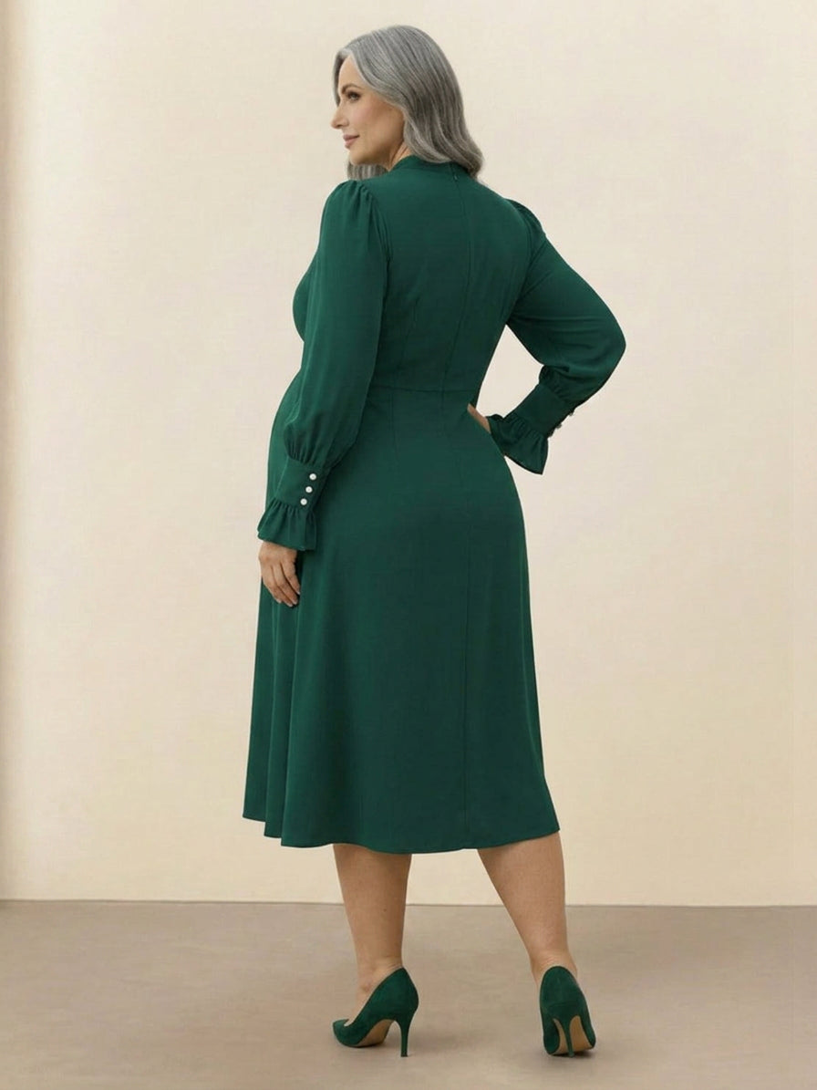 Dorothy | V-Neck Midi Dress