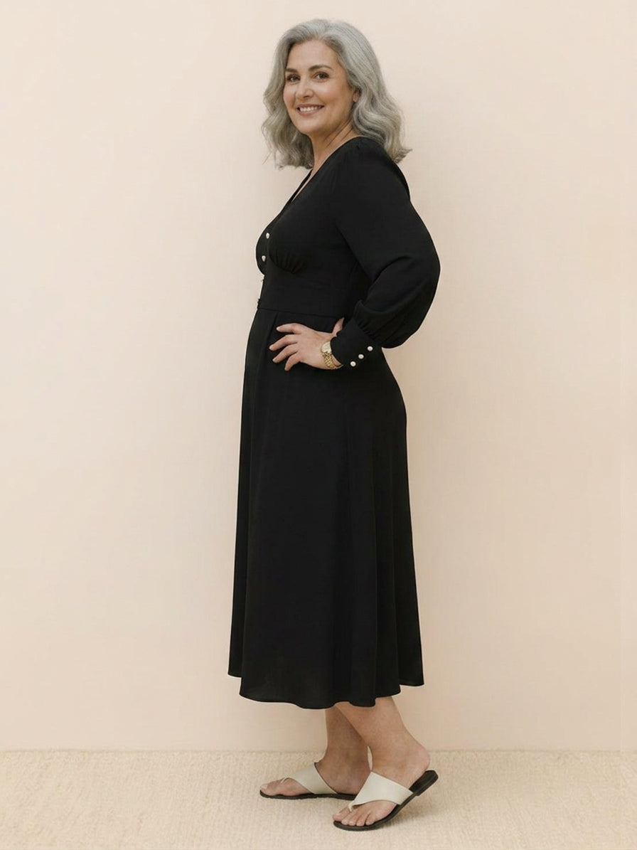 Dorothy | V-Neck Midi Dress