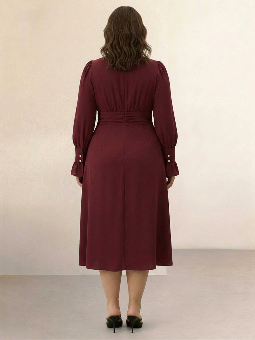 Dorothy | V-Neck Midi Dress