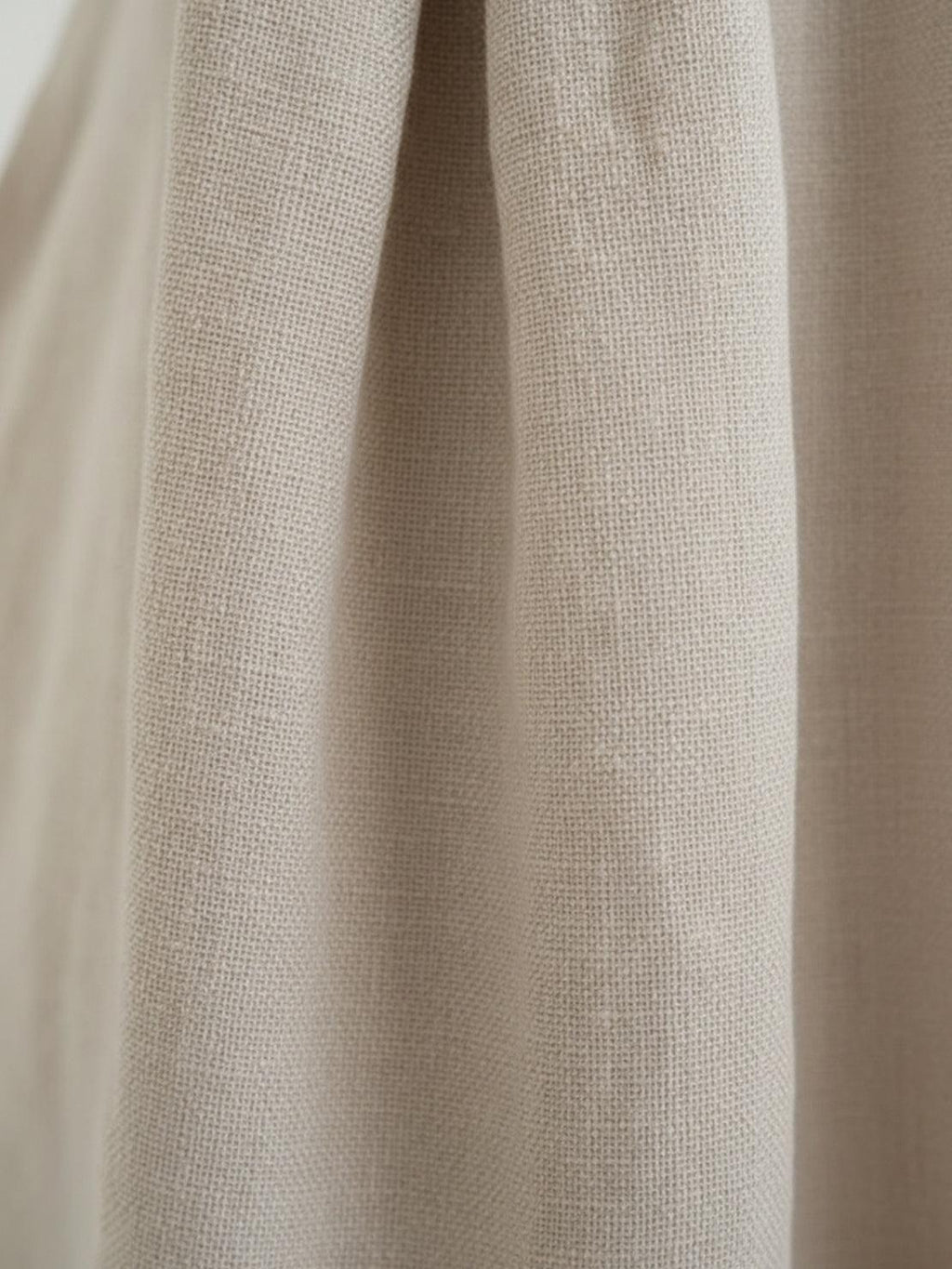 Emerson | Linen Round Neck Maxi Dress